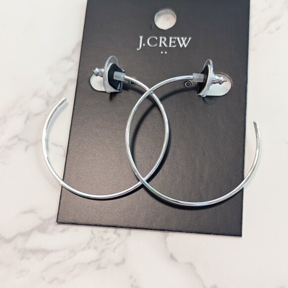 J.Crew Factory Simple Hoop Earrings - Picture 5 of 6